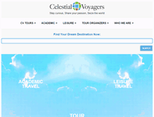 Tablet Screenshot of celestialvoyagers.com